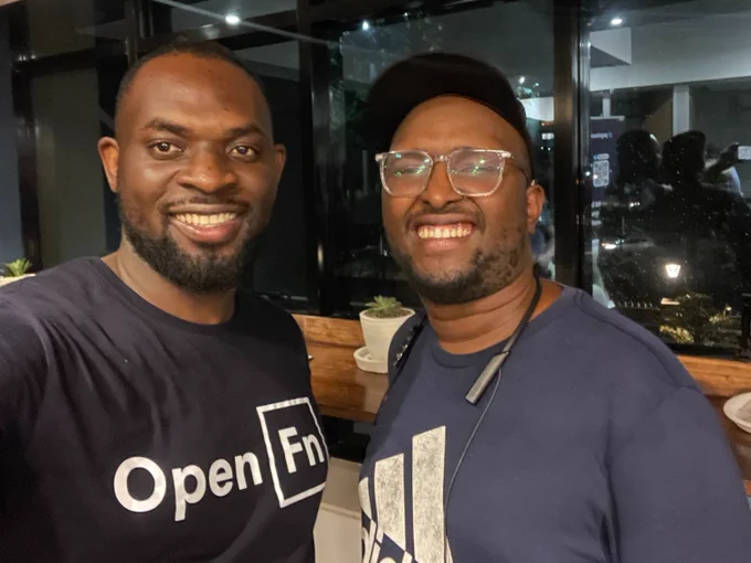 Ayodele (OpenFn ) and Richie (Save the Children) 