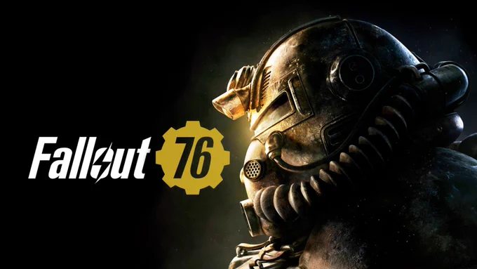 Fallout 76 logo et une armure assistée