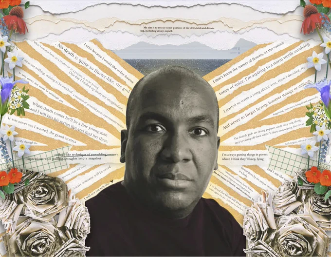 Collage titled “Shepherd: In His Own Words, created  by Eric Solomon.