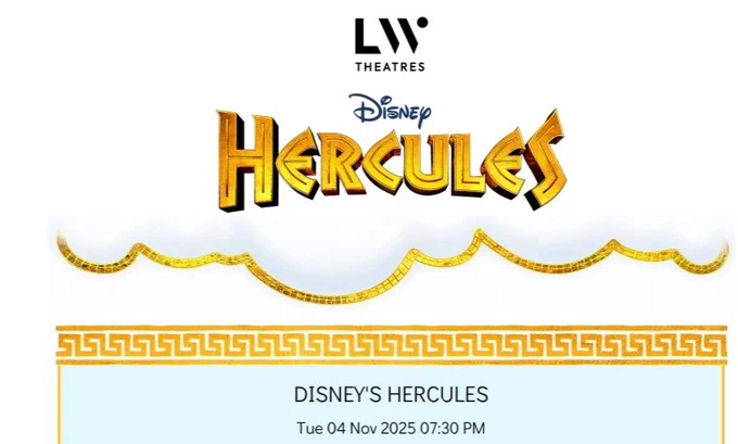 Disney's Hercules ticket for 2025