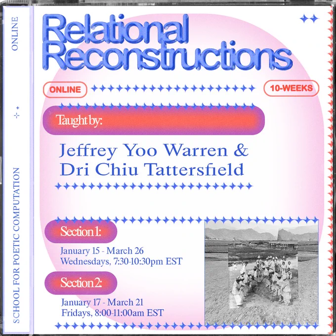 Relational Reconstructions promotional graphic
