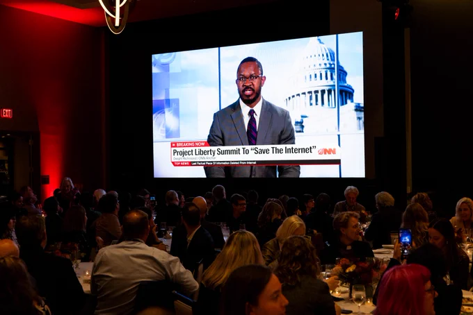 The Onion has fun with The Project Liberty Summit to “Save The Internet.”