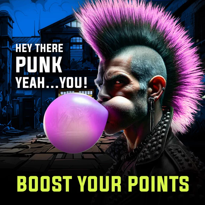 Boost Your Points! Log in to LaunchPunks every day and climb to the top of the leaderboard! @launchpunks @tap_protocol @MartiniGuyYT @IvanOnTech @GhostyCash @FoxxiOfficial #bitcoin 