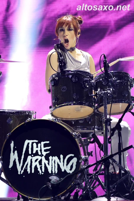 Paulina Villarreal Vélez of The Warning performs at the 25th Latin GRAMMY Awards at Kaseya Center in Miami, Florida on November 14, 2024. #TheWarning #LatinGRAMMY #25AñosDeExcelencia 
ALTOSAXO Music Apparel 
https://www.altosaxo.net/