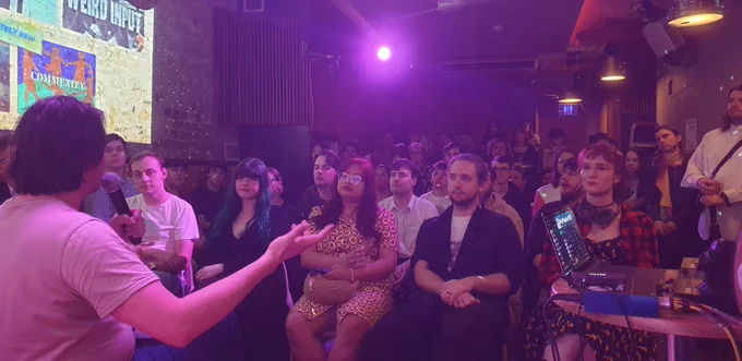 The audience for the game-a-week microtalks