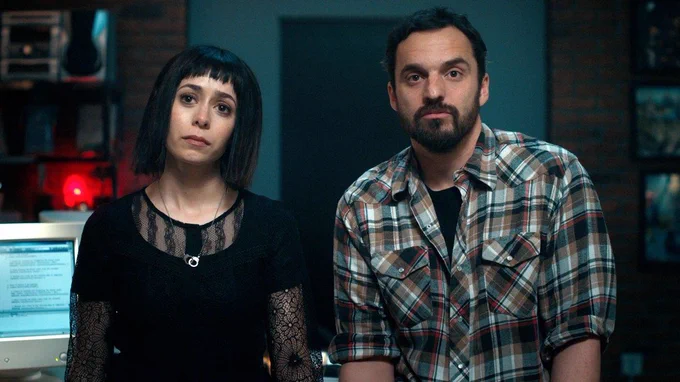 Jake Johnson and Cristin Milioti from Mythic Quest.
