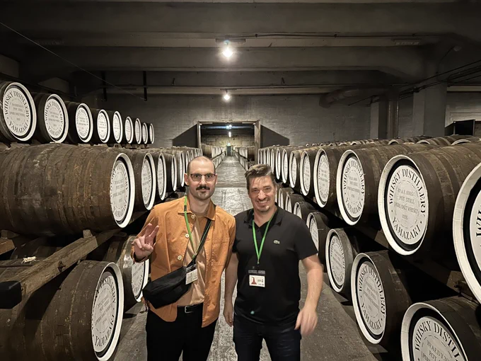 Whiskey distillery