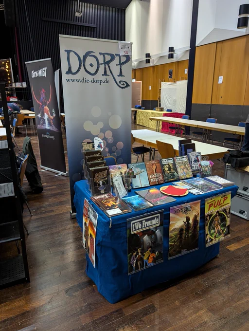 Der DORP Stand auf der Dreieichcon.