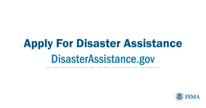 Apply for disaster assistance at DisasterAssistance.gov.