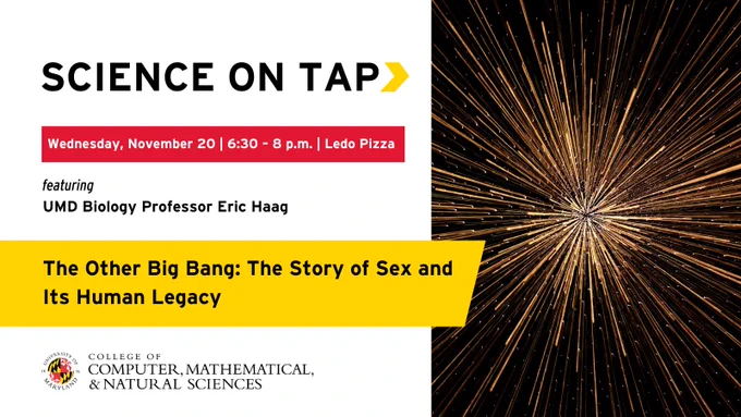 Science on Tap lecture feat. Biology Professor Eric Haag