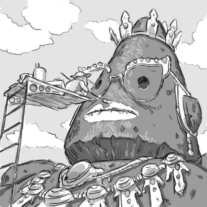 In Jemma’s home town, the local idol is beautified for its tribute ceremony.