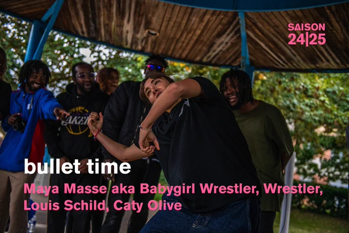 bullet time - Maya Masse aka Babygirl Wrestler, Wrestler, Louis Schild, Caty Olive - Mercredi 4 et jeudi 5 décembre 2024 à 19h30 - En partenariat avec Danse Dense #lefestival - © La Peloch
