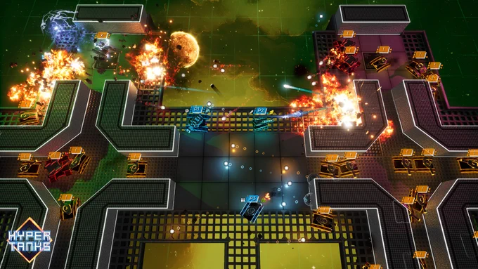 Fighting hordes of tanks in the Coop campaign