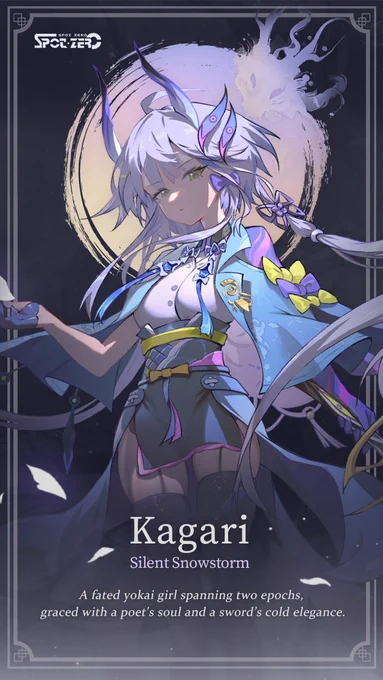 Spot Zero character Kagari ARPG gacha anime game