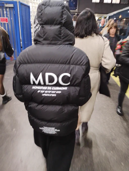 Someone's jacket wirh MDC on the back. Not the band though :-(