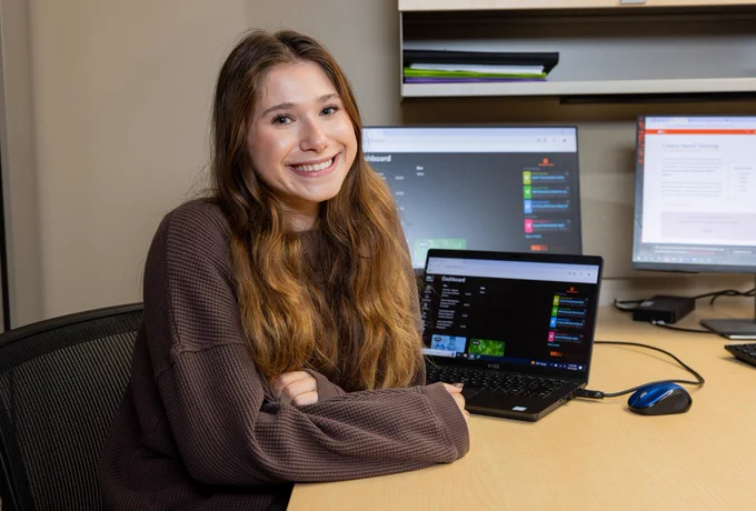 Through her involvement in the FLY Program, Taylor Gaies has developed many skills that have helped her succeed at BGSU.
