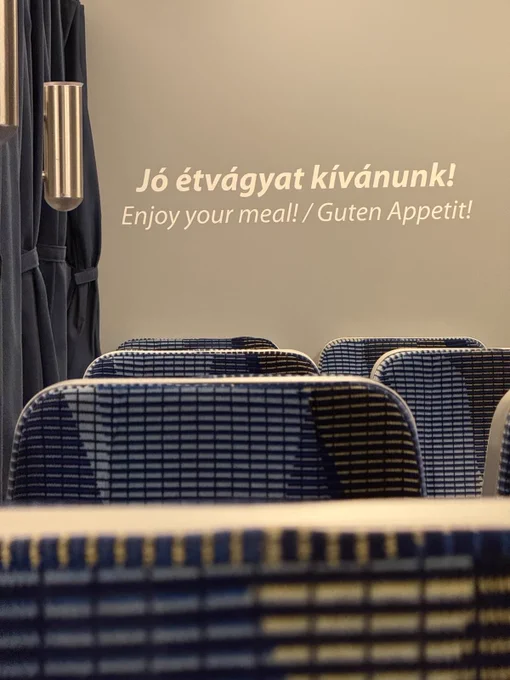 Detail of hungarian DiningCar 
