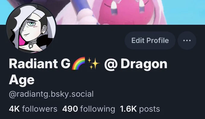 Radiant G @ Dragon Age
@radiantg.bsky.social
4K followers 490 following 1.6K posts