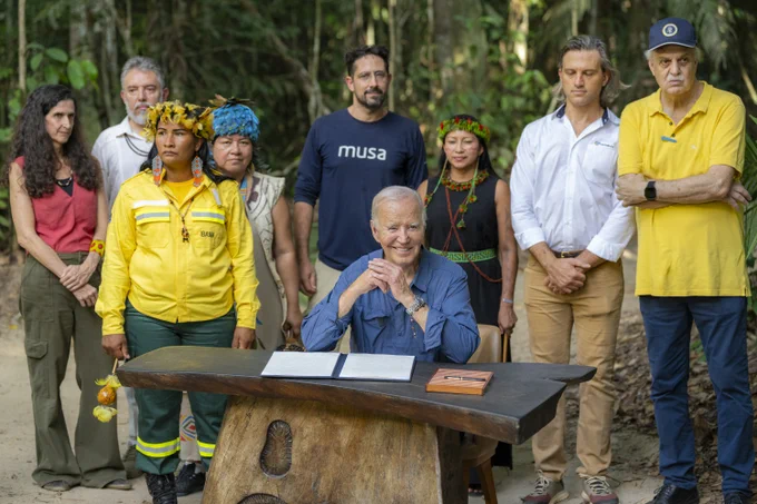 President Biden signs an official proclamation to support the conservation of nature around the world.