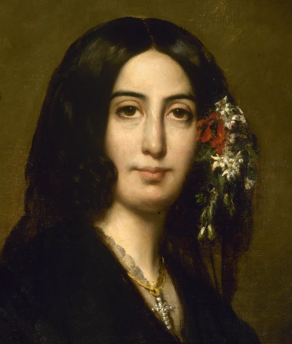 Auguste Charpentier, Portrait de George Sand, entre 1837 et 1839