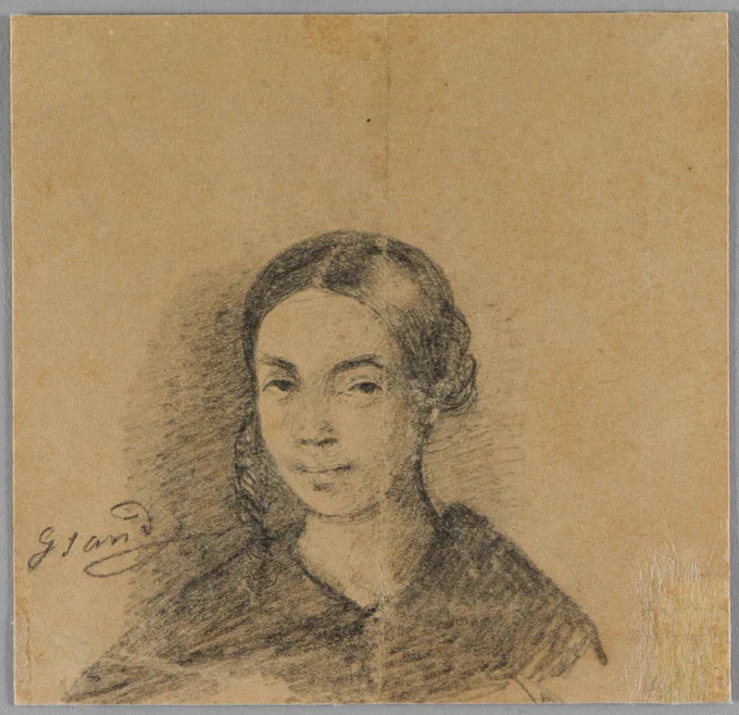 George Sand, Portrait de Pauline Viardot, XIXe siècle