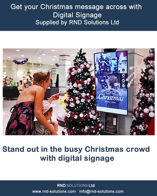 With MediaStar products you can display targeted messages that are personalised to whoever is standing in front of your digital display at one time. Imagine the possibilities for upselling with this advanced technology. 

https://rnd-solutions.com/signage.htm

Contact us for a FREE 30 MINUTE CONSULTATION:-
(UK): T  44 (0)161 552 8205
(UK): M  44 (0)7387 357730
Email: info@rnd-solutions.com

#DigitalSignage #digitalsignagedisplay #digitalsignage #digitalsignagesolution #MediaStar #mediastardigitalsignage #AVOIP #VoIP #ChristmasMarkets2024 #Christmasmarket #christmasmarketing 