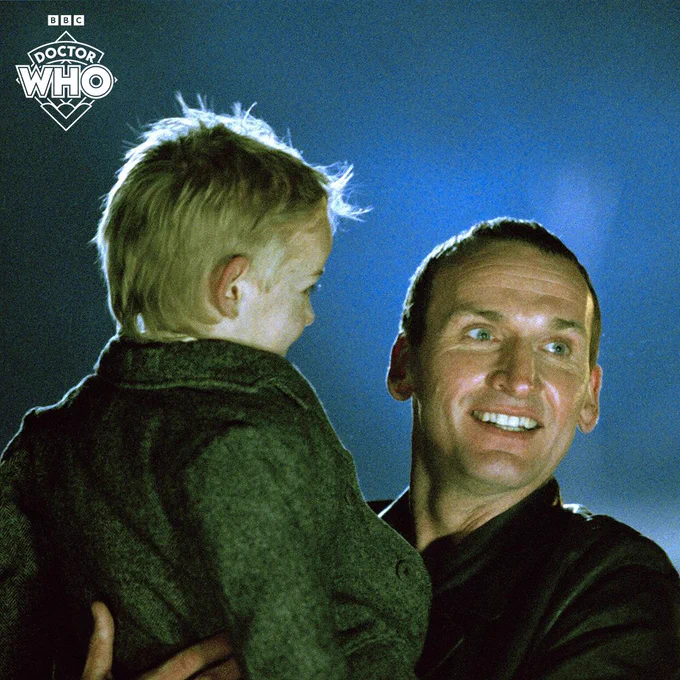 Christopher Eccleston as the Doctor in 'The Doctor Dances', written by Steven Moffat.