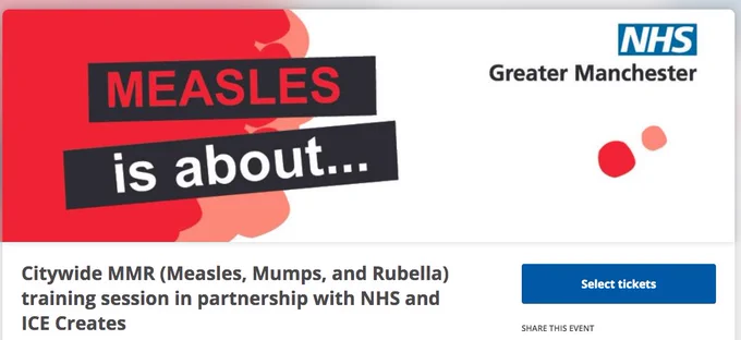 Free virtual citywide Measles, Mumps, and Rubella Training