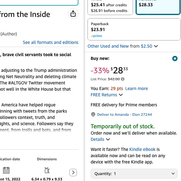 Image Showing We Are #AltGov has sold out again.