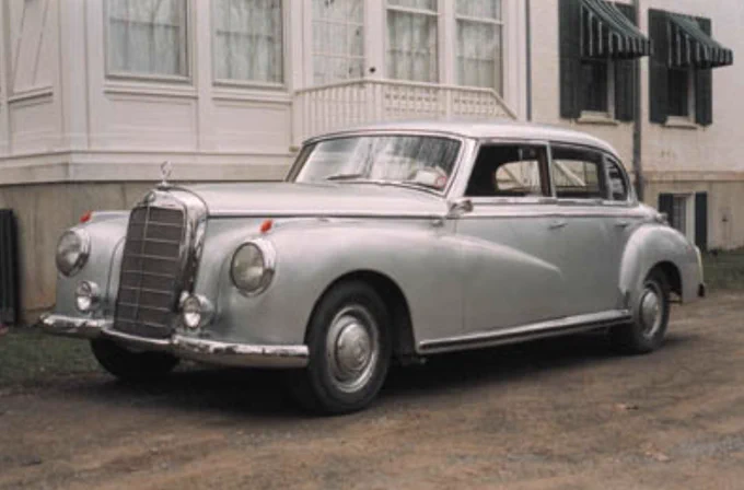 Mercedes belonging to Ismail Merchant