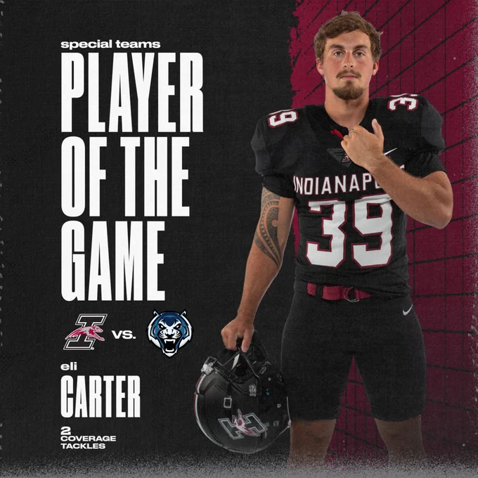Special Teams Player of the Week Eli Carter