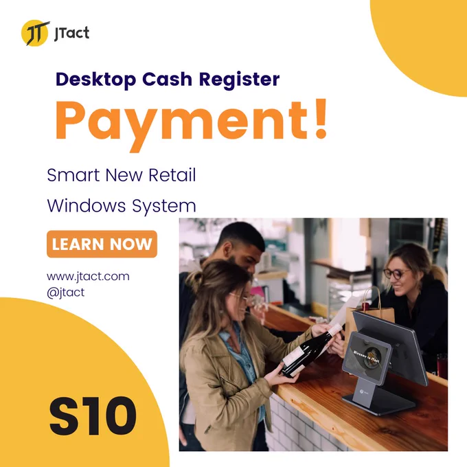 Smart New Retail Cash Register JTact S10