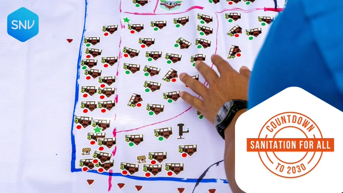 Locally-led household sanitation planning in Savannakhet Province, Lao PDR. Photo credit: SNV/Bart Verweij.