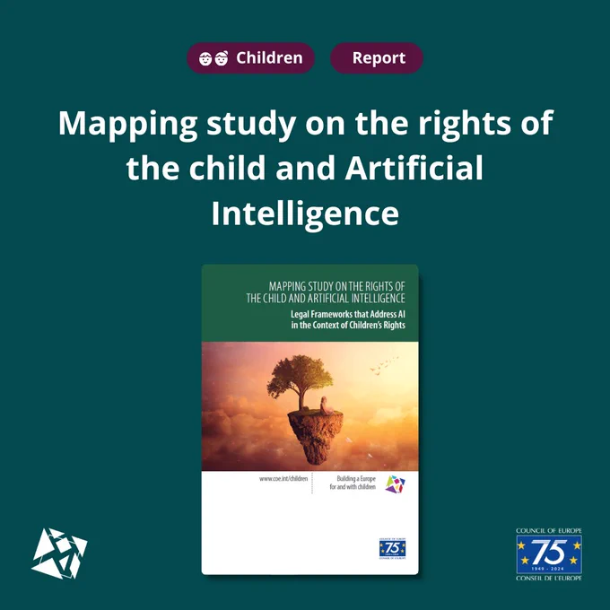 Mapping study on the rights of the child and Artificial Intelligence. Legal frameworks that address AI in the context of children's rights