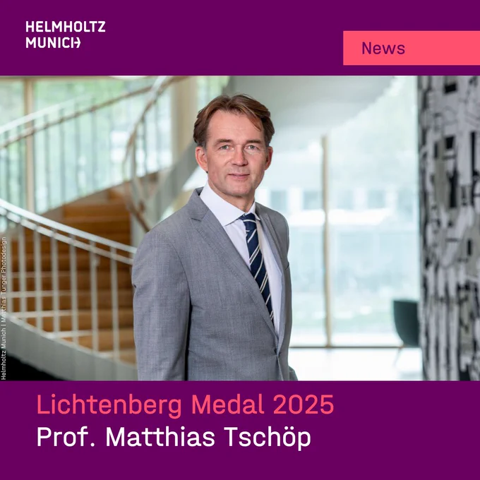 Prof. Matthias Tschöp recieves Lichtenberg Medal 2025