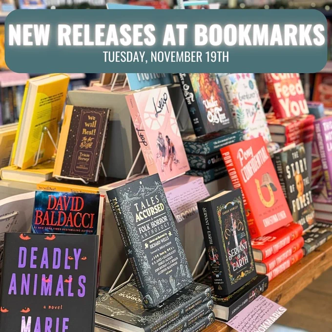 Books on display on a table
