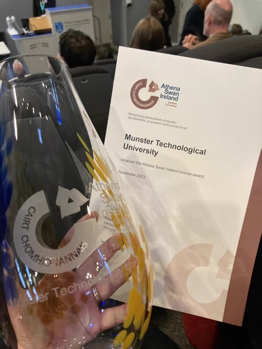 Athena Swan Ireland Bronze Award & Certificate