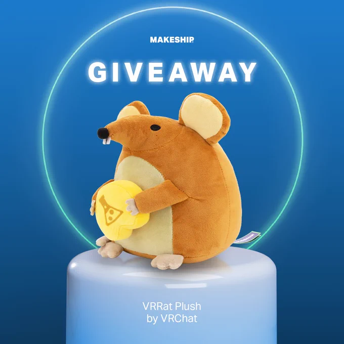 Makeship VRRat Giveaway Plush!