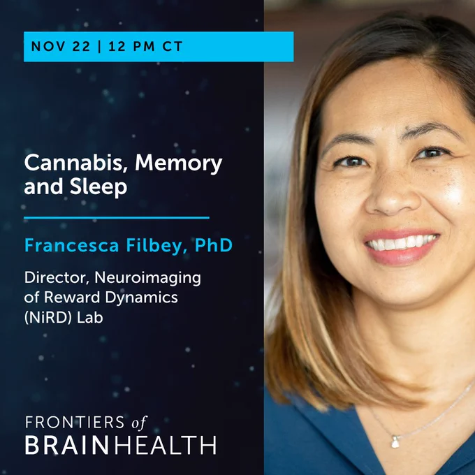 Dr. Francesca Filbey, a leading expert in addictive disorders, conducts innovative research on how cannabis use affects memory and sleep. The societal implications of her work are significant, as addictive disorders contribute to substantial health burdens and current treatments have limited effectiveness. 

DDespite growing interest inthe effects of caannabis and its application as a "sleep aid"  te connection between cannabis, memory and sleep  remains unde-researched by the scientific community..Dr. Filbey's recent collaboration with a team from the University of Amsterdam aims to fill this research gap by testing how sleep impacts memory among cannabis users.

"Acute cannabis use affects many things, including sleep and working memory, and the field is undecided on whether those memory issues resolve after continued abstinence. When use begins in adolescence, sleep deficits are usually much more pronounced. 