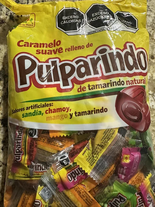 Carmelo suave relleno de Pulparino candy