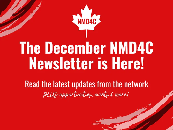 The December NMD4C newsletter is here! Read the latest updates from the network plus opportunities, events and more!