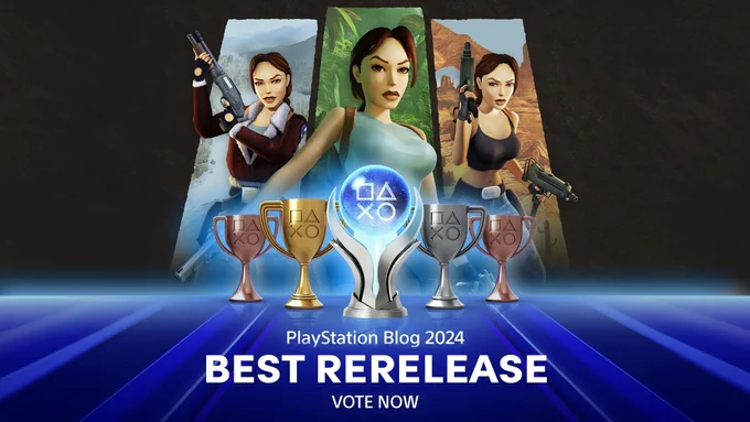 Tomb Raider I–III Remastered is nominated for Best ReRelease at the PS Blog Game of the Year Awards 2024.
