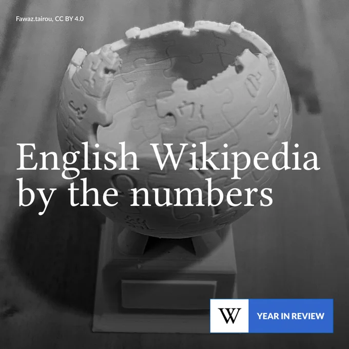 English Wikipedia by the numbers
