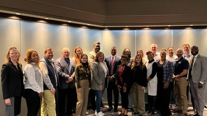 Rural Partners Network Leadership at the 2024 Rural LISC Seminar in Little Rock Arkansas.