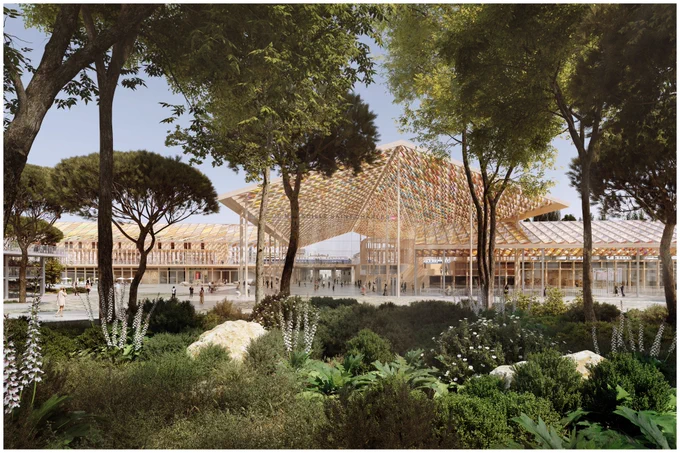 Parvis jardin Voltaire - Credits AREP Jeudi Wang Atelier Roberta