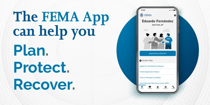 The fema app can help you plan, protect, recover. 