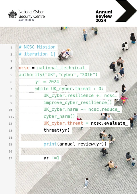 NCSC Annual Review 2024 front cover