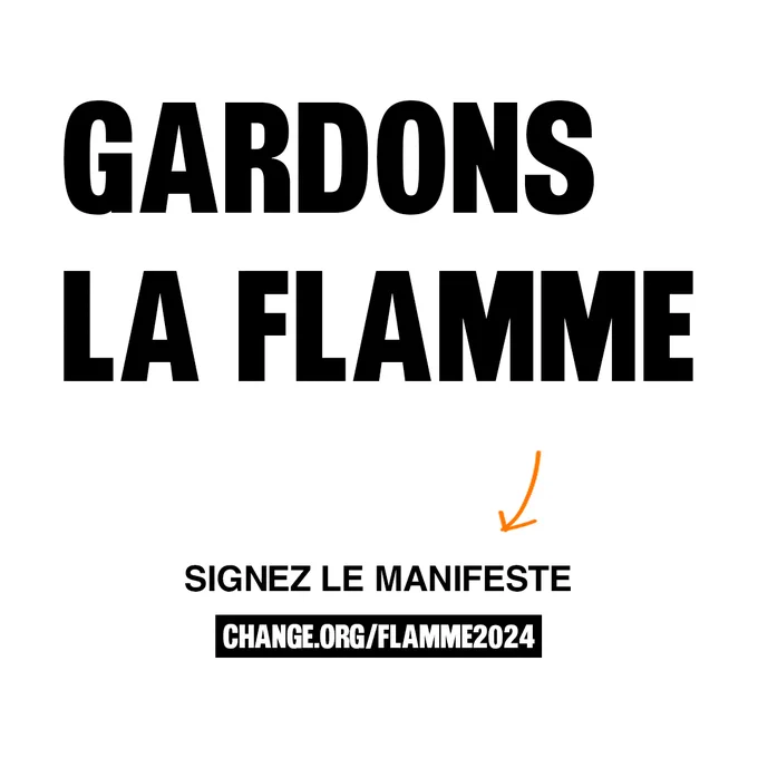 Gardons la flamme