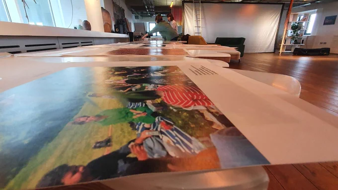 📷: Process and installation images as we prepare for the residency celebration. © Photo Invisible Flock