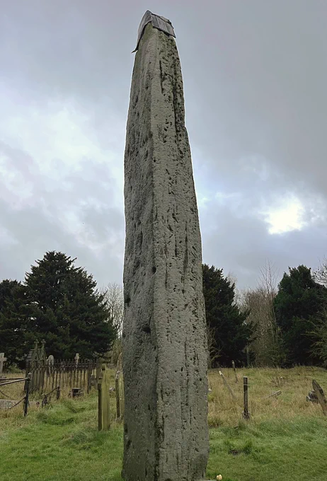 A photo of the Rudston Monolith.